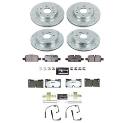 Power Stop K8171-36 Front And Rear Z36 Severe-Duty Truck And Tow 1-Click Pad And Rotor Kit for 2021-2022 Cadillac Escalade product image