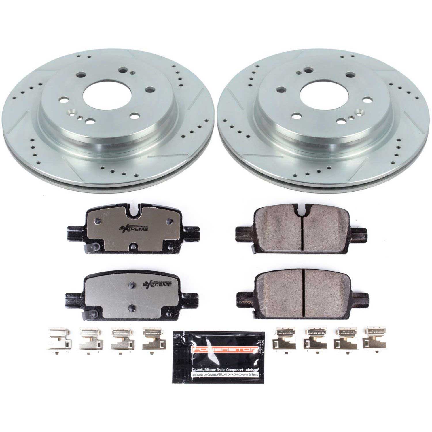 Power Stop K8173-36 Rear Z36 Severe-Duty Truck And Tow 1-Click Pad And Rotor Kit for 2021-2023 Cadillac Escalade product image