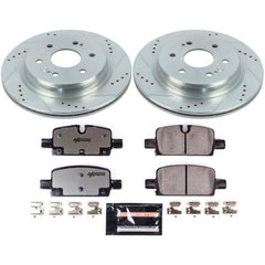 Power Stop K8173-36 Rear Z36 Severe-Duty Truck And Tow 1-Click Pad And Rotor Kit for 2021-2023 Cadillac Escalade product image