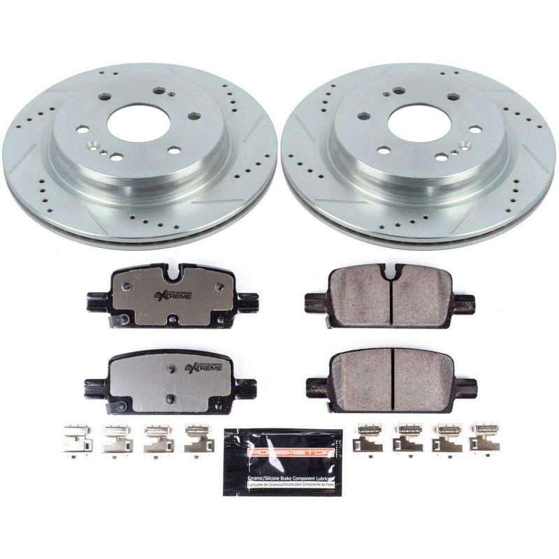 Power Stop K8173-36 Rear Z36 Severe-Duty Truck And Tow 1-Click Pad And Rotor Kit for 2021-2023 Cadillac Escalade product image
