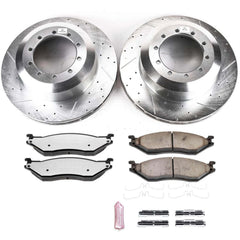 Power Stop K8177-36 Z36 Severe-Duty Truck And Tow 1-Click Front And Rear Pad And Rotor Kit for 2016-2019 Ford F-53 Motorhome Chassis product image