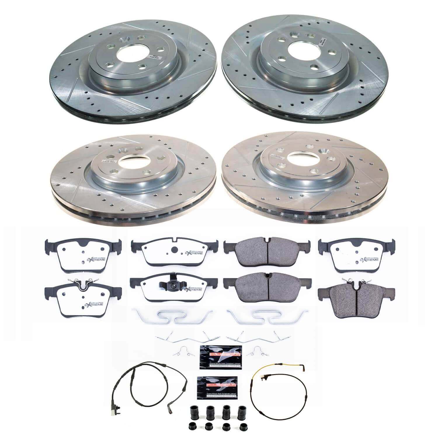Power Stop K8203-36 - Front And Rear Z36 Severe-Duty Truck And Tow 1-Click Pad And Rotor Kit vehicle fitment brake part