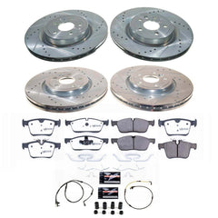 Power Stop K8203-36 - Front And Rear Z36 Severe-Duty Truck And Tow 1-Click Pad And Rotor Kit vehicle fitment brake part