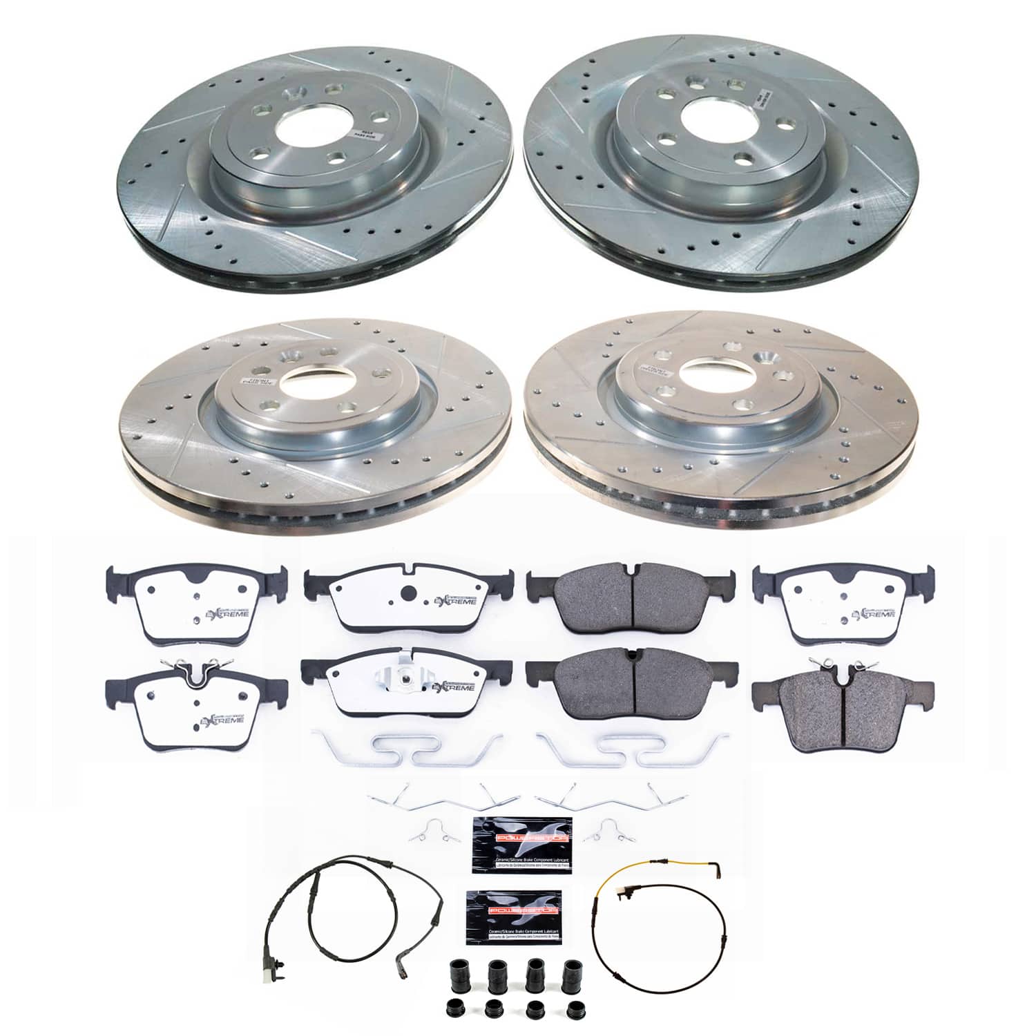 Power Stop K8204-36 - Front And Rear Z36 Severe-Duty Truck And Tow 1-Click Pad And Rotor Kit vehicle fitment brake part