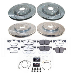 Power Stop K8204-36 - Front And Rear Z36 Severe-Duty Truck And Tow 1-Click Pad And Rotor Kit vehicle fitment brake part