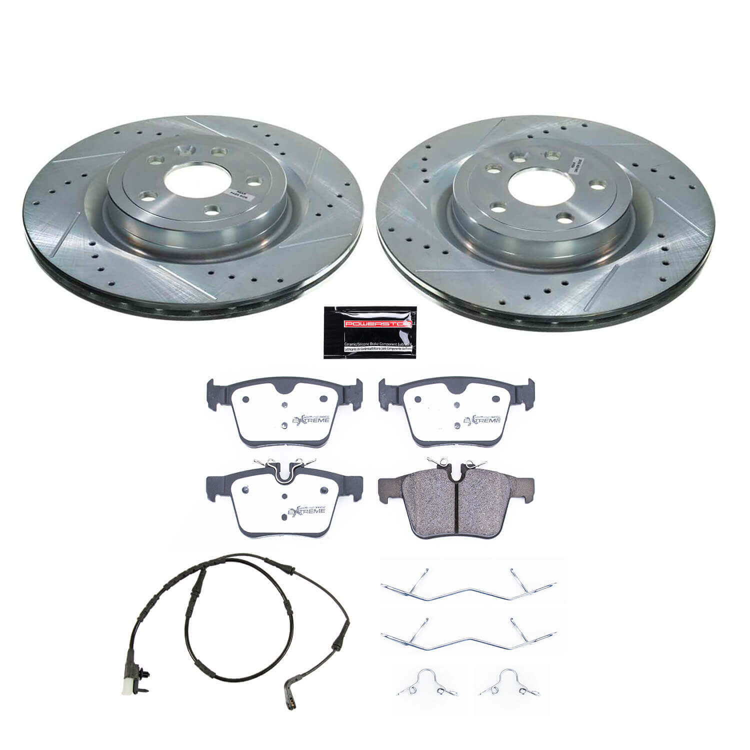 Power Stop K8208-36 Rear Z36 Severe-Duty Truck And Tow 1-Click Pad And Rotor Kit for 2017-2018 Jaguar F-Pace product image