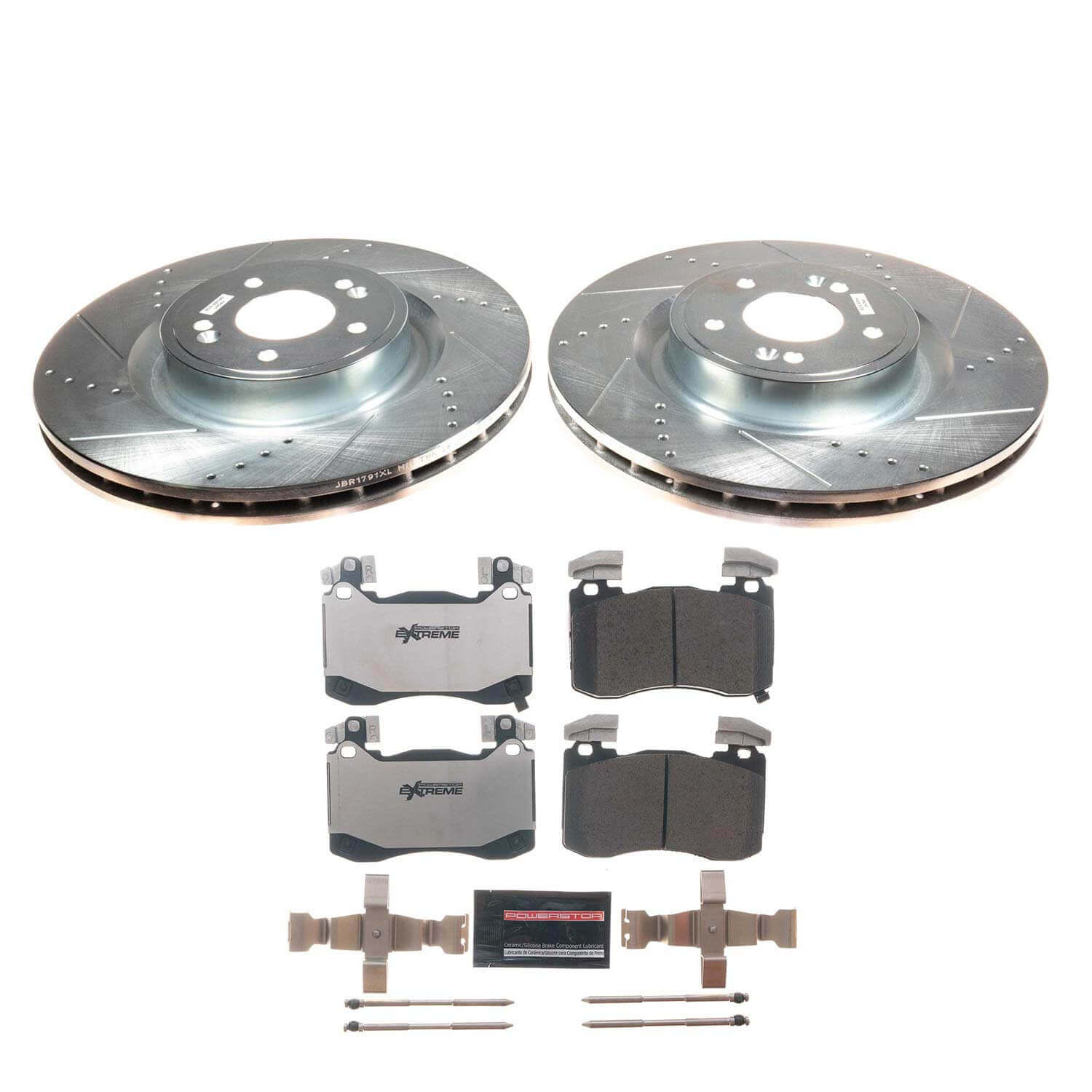 Power Stop K8270-26 Front Z26 Street Warrior 1-Click Pad And Rotor Kit for 2019-2021 Genesis G70 product image