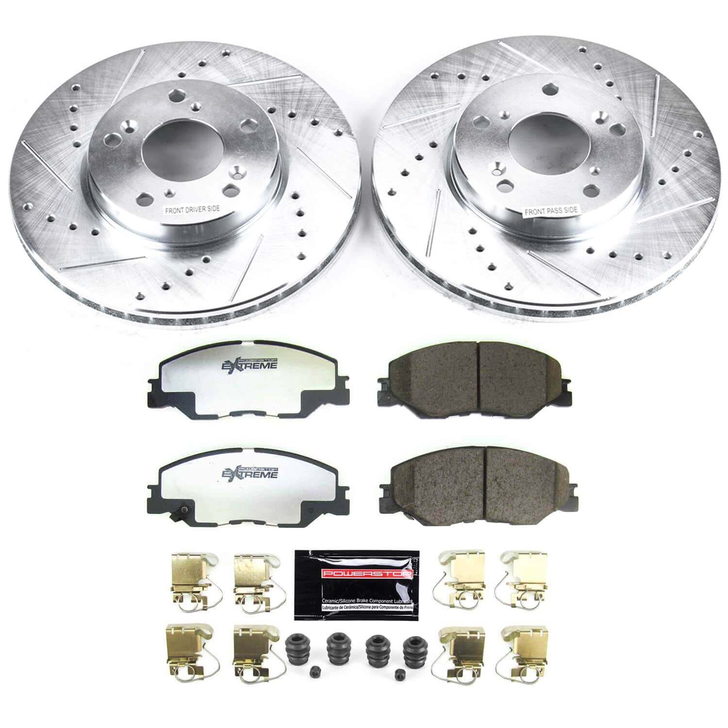 Power Stop K8318-26 - Front Z26 Street Warrior Pad And Rotor Kit vehicle fitment brake part
