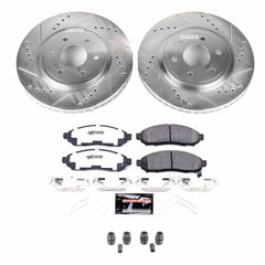 Power Stop K8325-36 Z36 Severe-Duty Truck And Tow 1-Click Front Pad And Rotor Kit for 2016-2019 Nissan Frontier 4 Wheel Drive, Rear Wheel Drive product image