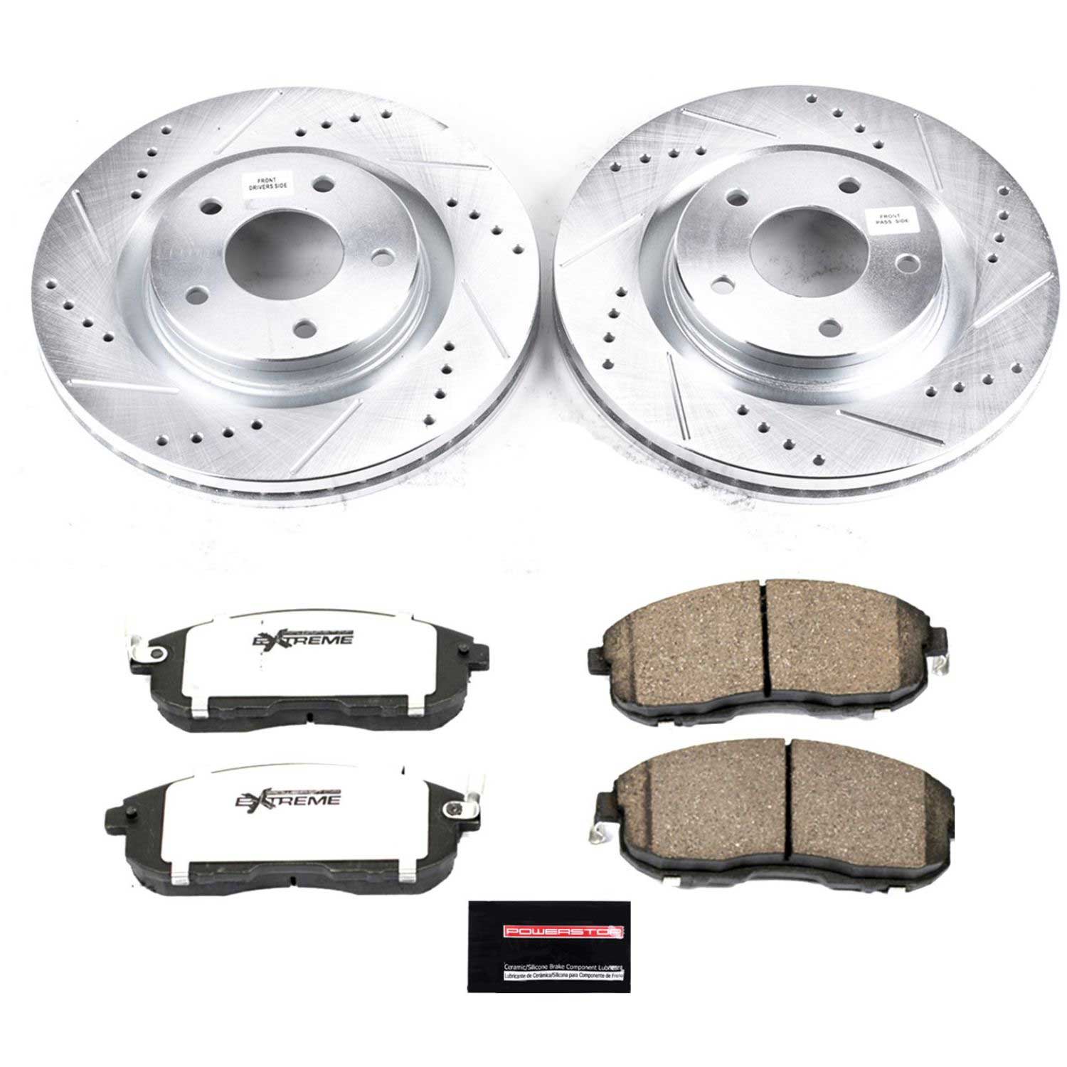 Power Stop K8327-26 Z26 Street Warrior 1-Click Front Pad And Rotor Kit for 2011-2013 Nissan Juke product image