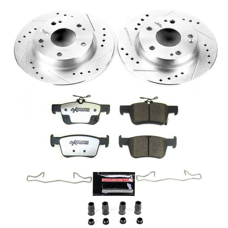 Power Stop K8330-26 - Rear Z26 Street Warrior Pad And Rotor Kit vehicle fitment brake part