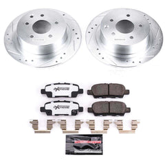 Power Stop K8335-26 Z26 Street Warrior 1-Click Rear Pad And Rotor Kit for 2019 Nissan Sentra Rear Disc product image