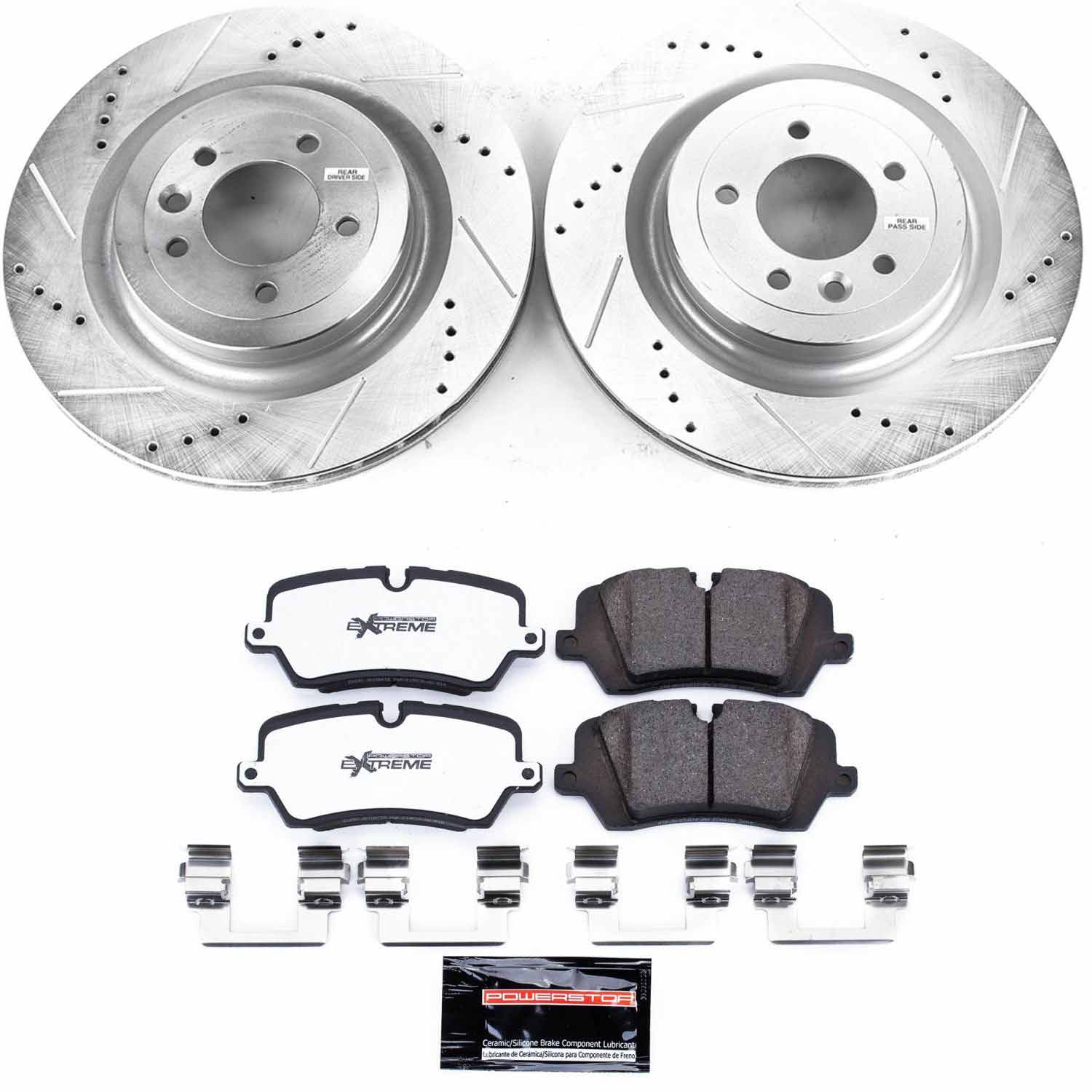 Power Stop K8385-36 Z36 Severe-Duty Truck And Tow 1-Click Rear Pad And Rotor Kit for 2021-2025 Land Rover Defender 110 product image