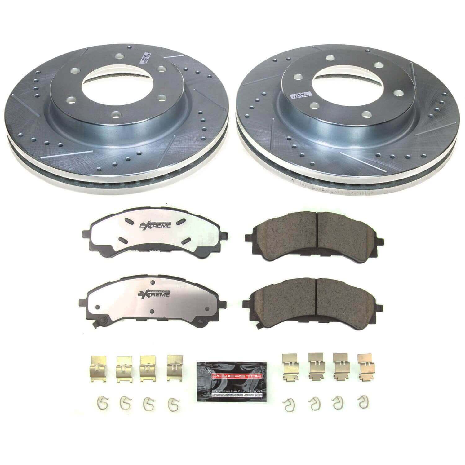 Power Stop K8413-36 - Front Z36 Severe-Duty Truck And Tow 1-Click Pad And Rotor Kit vehicle fitment brake part