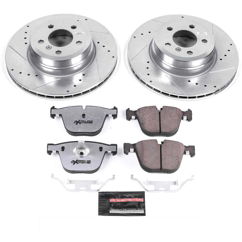 Power Stop K8426-26 Z26 Street Warrior 1-Click Rear Pad And Rotor Kit for 2019 BMW X6 XDRIVE50I product image