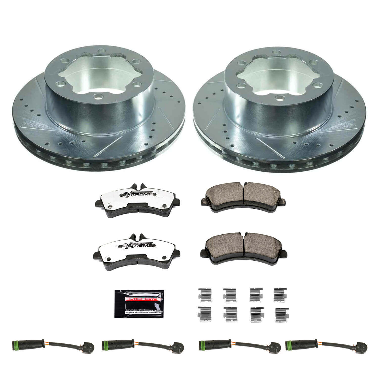 Power Stop K8429-36 Rear Z36 Severe-Duty Truck And Tow 1-Click Pad And Rotor Kit for 2007-2009 Dodge Sprinter 3500 product image