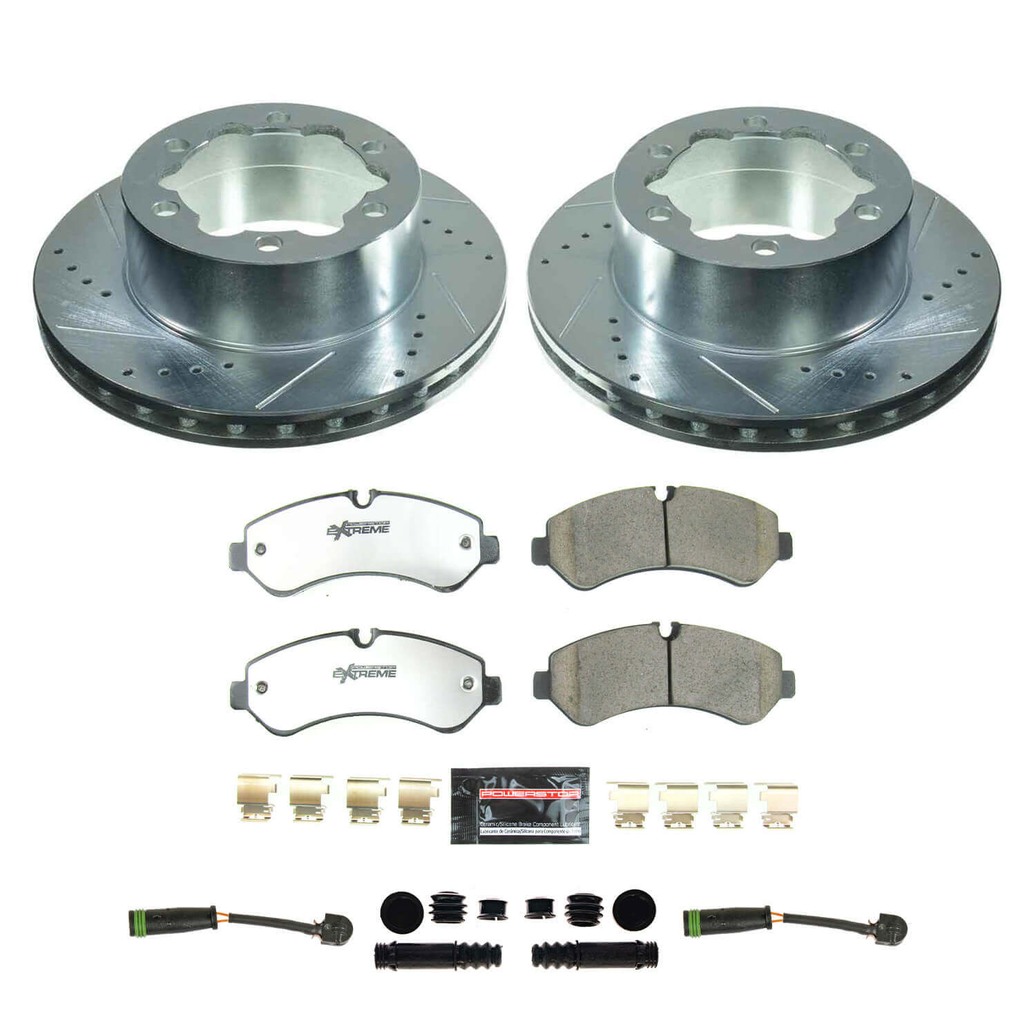 Power Stop K8431-36 Rear Z36 Severe-Duty Truck And Tow 1-Click Pad And Rotor Kit for 2019-2021 Freightliner Sprinter 3500 product image