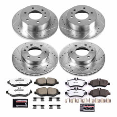 Power Stop K8449-36 Z36 Severe-Duty Truck And Tow 1-Click Front And Rear Pad And Rotor Kit for 2007-2008 Dodge Sprinter 2500 product image