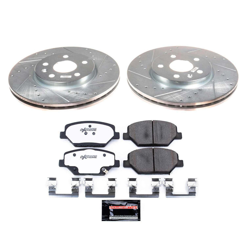 Power Stop K8466-26 Front Z26 Street Warrior 1-Click Pad And Rotor Kit for 2019-2020 Buick Envision product image