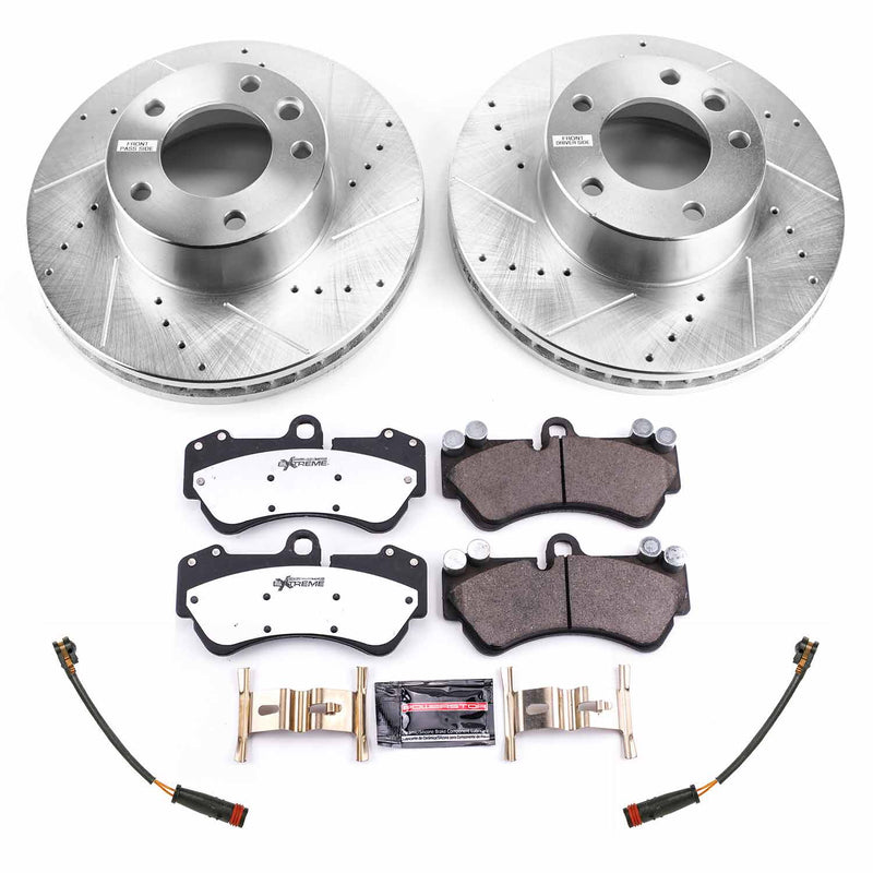 Power Stop K8475-26 Front Z26 Street Warrior 1-Click Pad And Rotor Kit for 2017-2018 Mercedes-Benz G550 4X4 product image