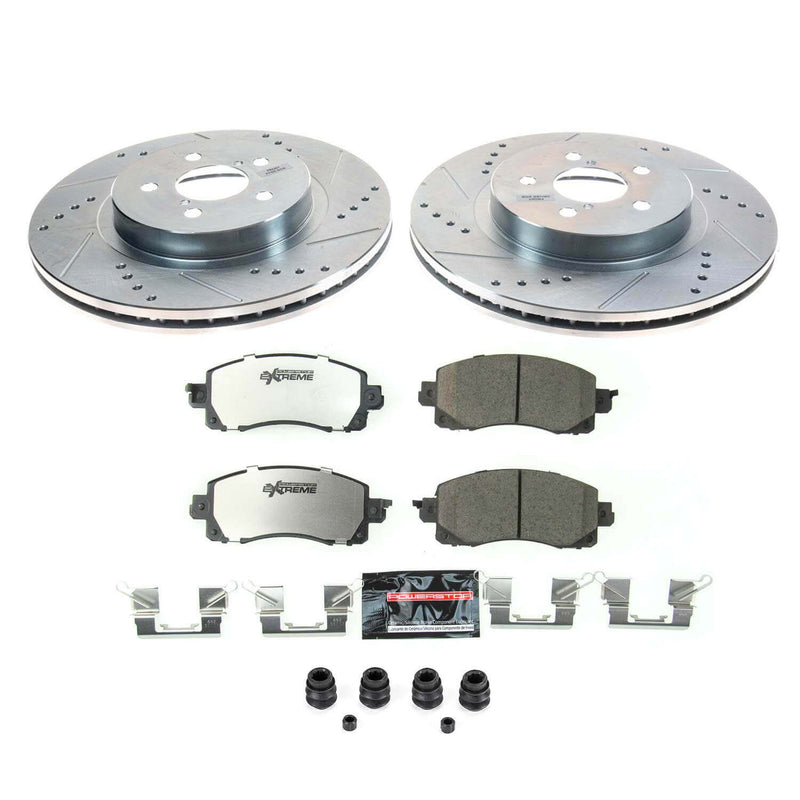 Power Stop K8480-26 Front Z26 Street Warrior 1-Click Pad And Rotor Kit for 2019-2021 Subaru Forester Base product image