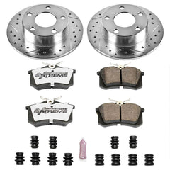 Power Stop K849-26 Z26 Extreme Street Warrior 1-Click Brake Kit (Rear) for 1998-2001 Audi A6 product image