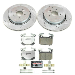 Power Stop K8491-26 Rear Z26 Street Warrior 1-Click Pad And Rotor Kit for 2019-2021 Genesis G70 product image