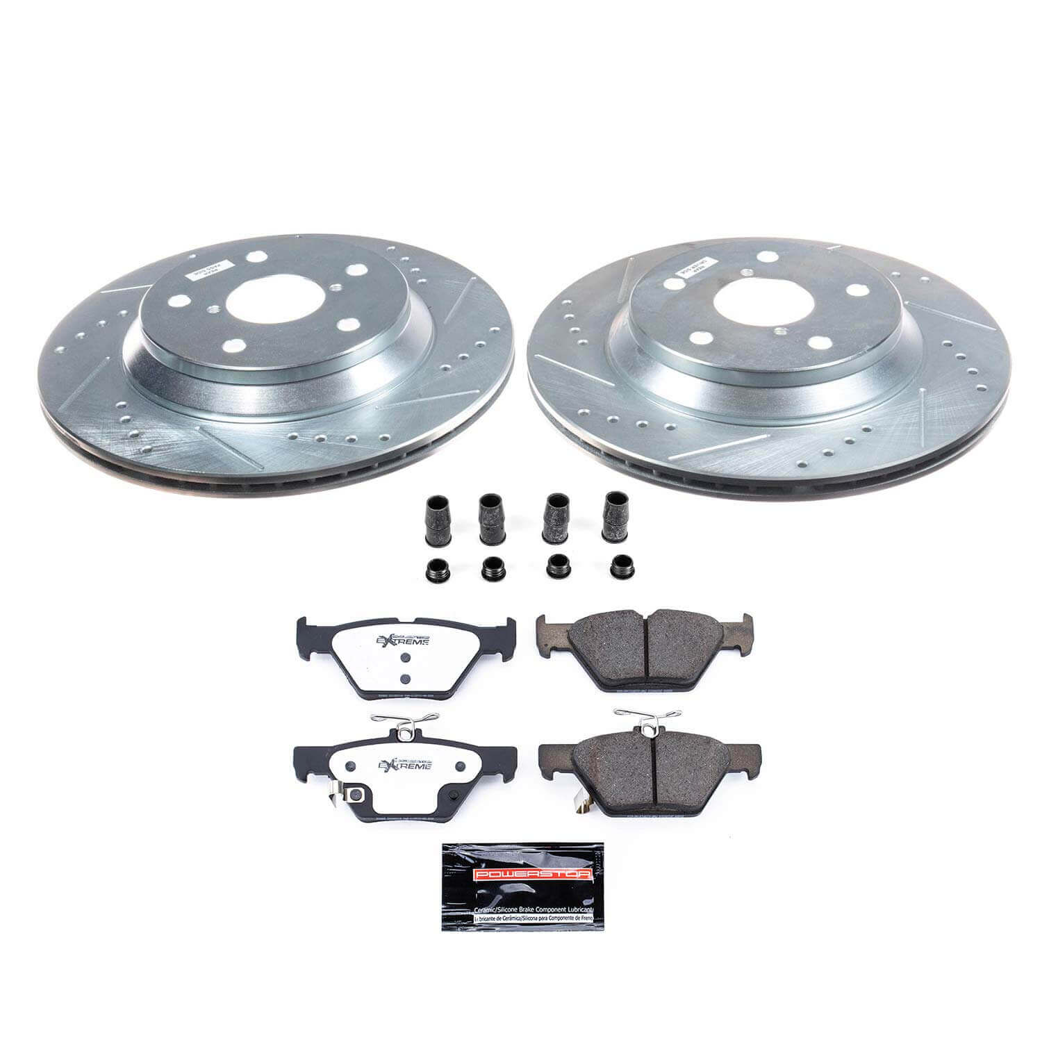 Power Stop K8495-26 Rear Z26 Street Warrior 1-Click Pad And Rotor Kit for 2019-2022 Subaru Forester product image