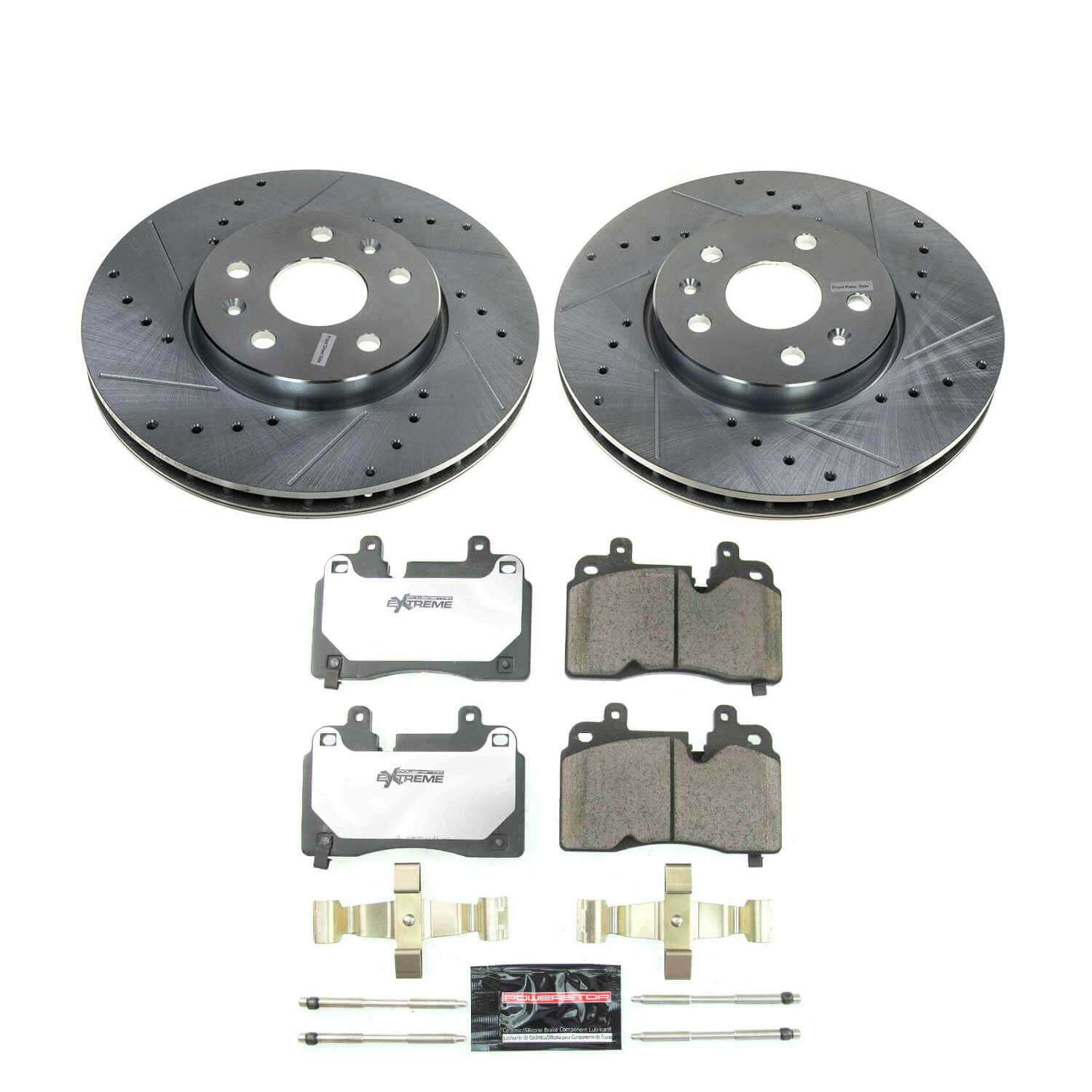 Power Stop K8526-26 Front Z26 Street Warrior 1-Click Pad And Rotor Kit for 2020-2022 Chevrolet Corvette product image
