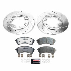 Power Stop K8539-36 Rear Z36 Severe-Duty Truck And Tow 1-Click Pad And Rotor Kit for 2020-2024 Ford TRANSIT-350 HD product image
