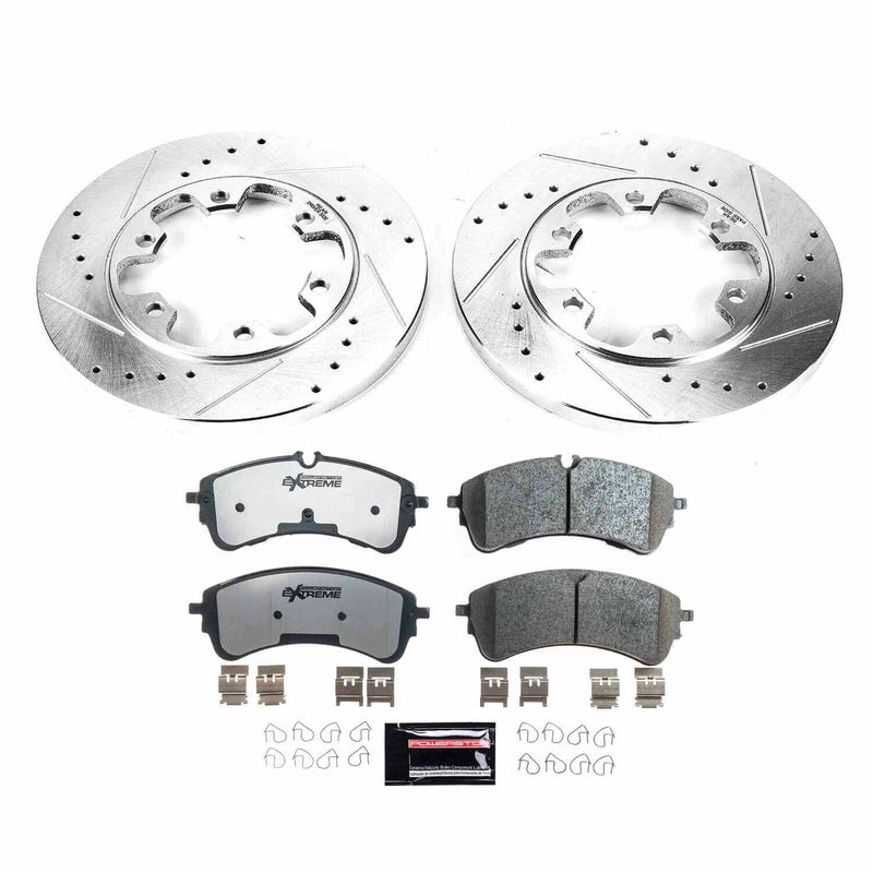 Power Stop K8539-36 Rear Z36 Severe-Duty Truck And Tow 1-Click Pad And Rotor Kit for 2020-2024 Ford TRANSIT-350 HD product image