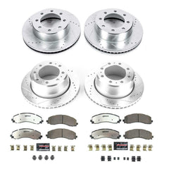 Power Stop K8639-36 Front And Rear Z36 Severe-Duty Truck And Tow 1-Click Pad And Rotor Kit for 2019-2024 Dodge Ram 3500 product image