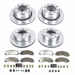 Power Stop K8640-36 Front And Rear Z36 Severe-Duty Truck And Tow 1-Click Pad And Rotor Kit for 2019 Dodge Ram 2500 - product image