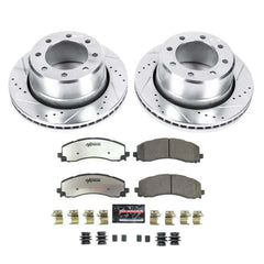 Power Stop K8641-36 Rear Z36 Severe-Duty Truck And Tow 1-Click Pad And Rotor Kit for 2019 Dodge Ram 2500 product image