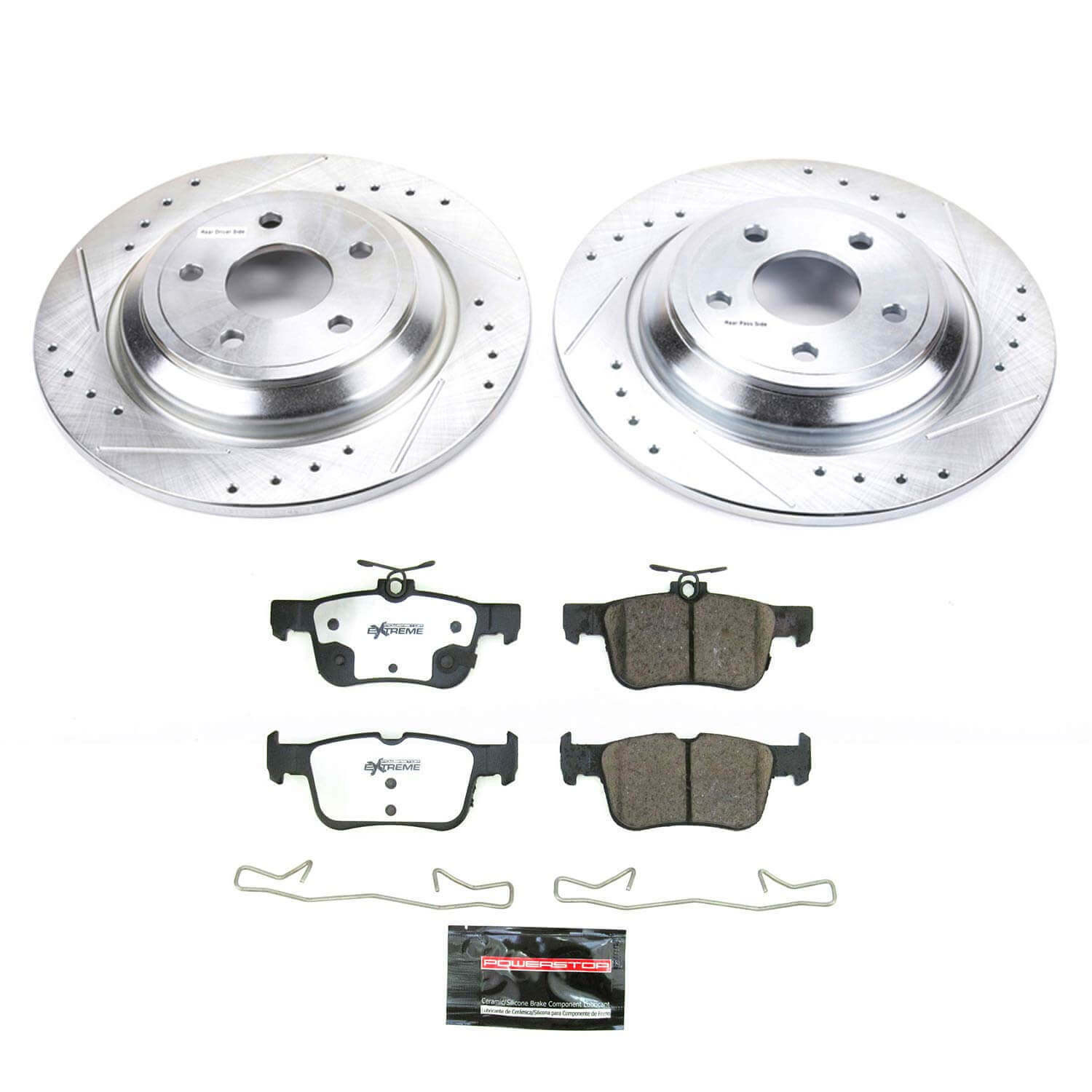 Power Stop K8642-36 Rear Z36 Severe-Duty Truck And Tow 1-Click Pad And Rotor Kit for 2021-2024 Ford Bronco Sport product image