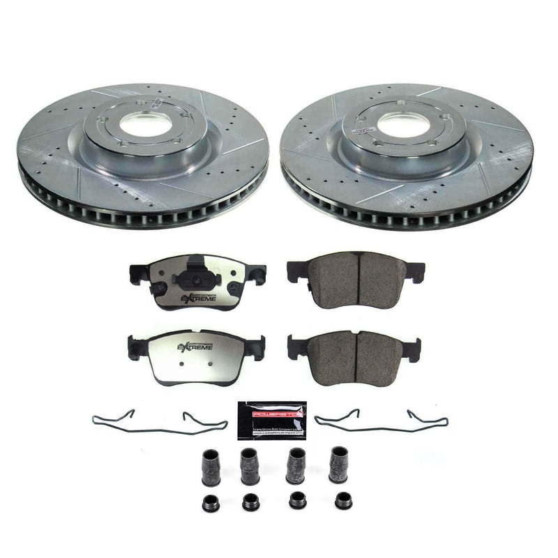 Power Stop K8643-36 Front Z36 Severe-Duty Truck And Tow 1-Click Pad And Rotor Kit for 2021-2024 Ford Bronco Sport product image