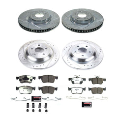 Power Stop K8644-36 Front And Rear Z36 Severe-Duty Truck And Tow 1-Click Pad And Rotor Kit for 2021-2024 Ford Bronco Sport product image