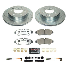 Power Stop K8655-36 Rear Z36 Severe-Duty Truck And Tow 1-Click Pad And Rotor Kit for 2019-2020 Freightliner Sprinter 1500 product image