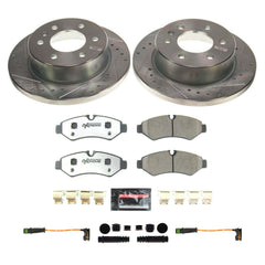 Power Stop K8656-36 Rear Z36 Severe-Duty Truck And Tow 1-Click Pad And Rotor Kit for 2019-2020 Freightliner Sprinter 1500 product image