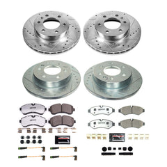 Power Stop K8660-36 Front And Rear Z36 Severe-Duty Truck And Tow 1-Click Pad And Rotor Kit for 2019-2020 Freightliner Sprinter 1500 product image