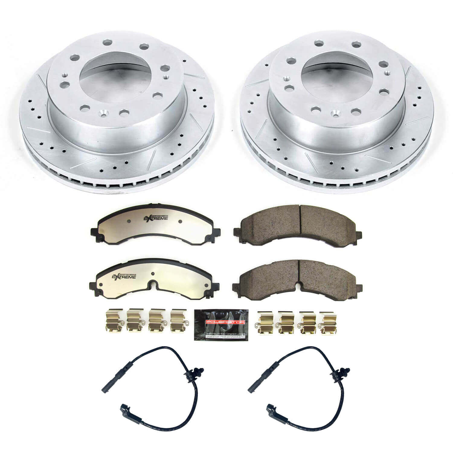 Power Stop K8670-36 Front Z36 Severe-Duty Truck And Tow 1-Click Pad And Rotor Kit for 2020-2024 Chevrolet Silverado 2500 HD product image