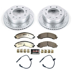 Power Stop K8670-36 Front Z36 Severe-Duty Truck And Tow 1-Click Pad And Rotor Kit for 2020-2024 Chevrolet Silverado 2500 HD product image