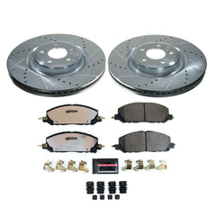 Power Stop K8673-36 Front Z36 Severe-Duty Truck And Tow 1-Click Pad And Rotor Kit for 2020 Ford Explorer Limited Hybrid, ST product image