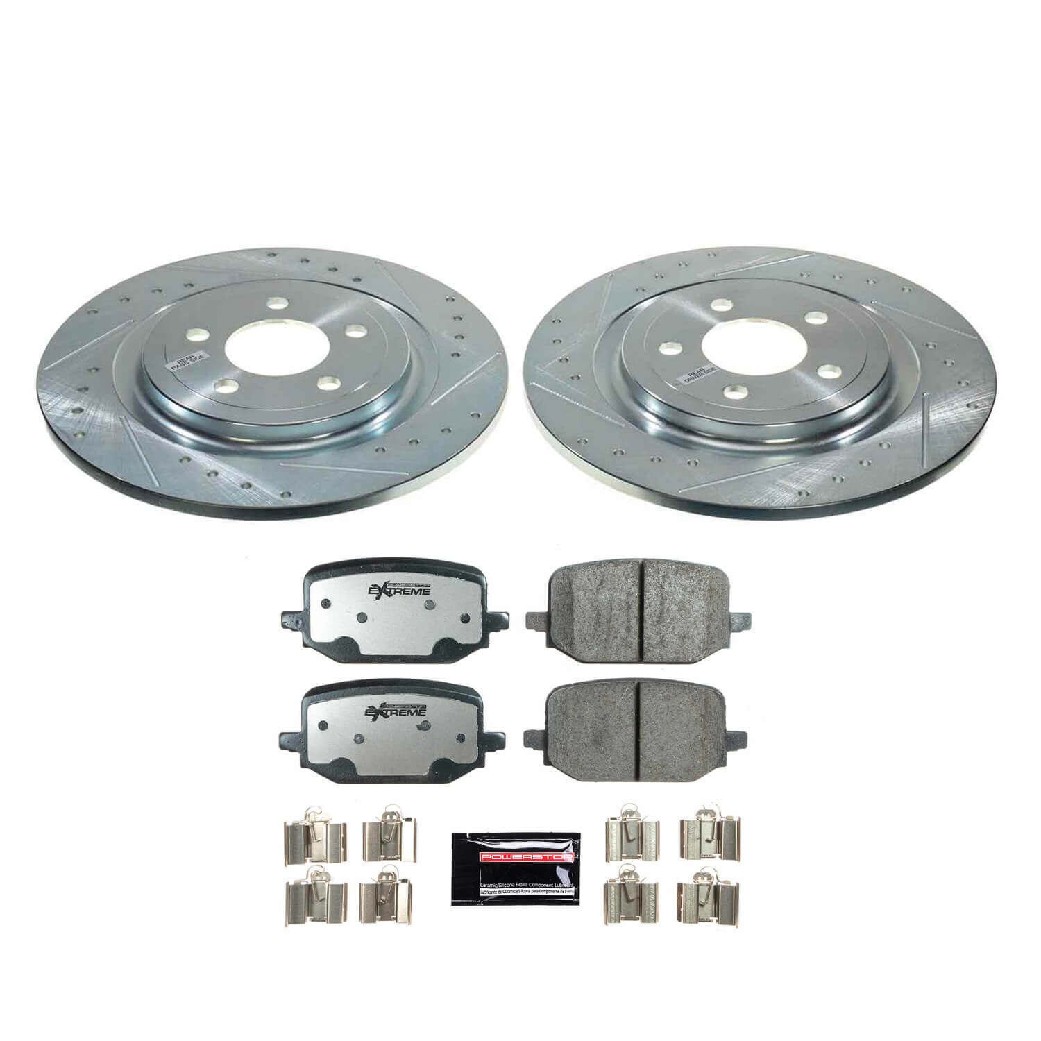 Power Stop K8681-36 Rear Z36 Severe-Duty Truck And Tow 1-Click Pad And Rotor Kit for 2020 Ford Explorer Base, Limited, Platinum, ST, XLT product image