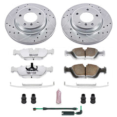 Power Stop K869-26 Z26 Extreme Street Warrior 1-Click Brake Kit (Front) for 1999-2008 BMW 323CI - Convertible product image