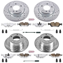 Power Stop K870-26 Z26 Extreme Street Warrior 1-Click Brake Kit (Front And Rear) for 2001-2002 BMW Z3 product image