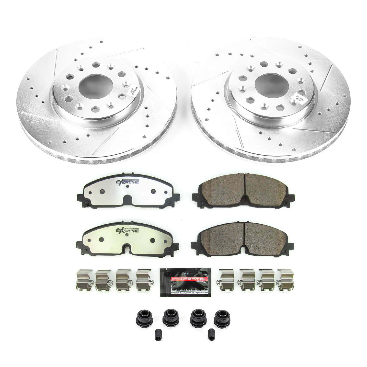 Power Stop K8739-36 Front Z36 Severe-Duty Truck And Tow 1-Click Pad And Rotor Kit for 2021-2023 Buick Enclave product image