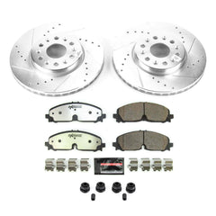 Power Stop K8739-36 Front Z36 Severe-Duty Truck And Tow 1-Click Pad And Rotor Kit for 2021-2023 Buick Enclave product image