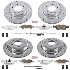 Power Stop K874-26 Z26 Extreme Street Warrior 1-Click Brake Kit (Front And Rear) for 2001-2005 BMW 325XI product image
