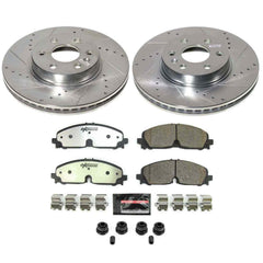 Power Stop K8741-36 - Front Z36 Truck And Tow Pad And Rotor Kit vehicle fitment brake part